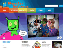 Tablet Screenshot of monstersciences.com
